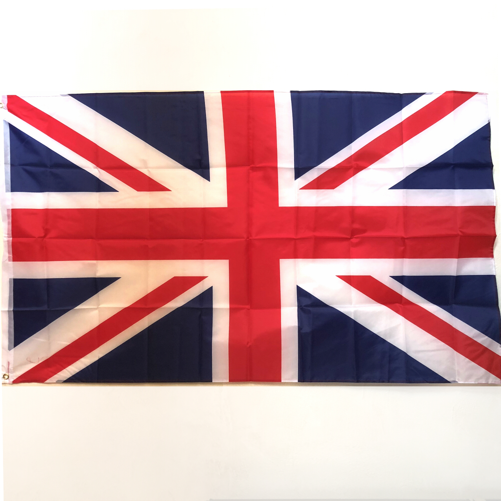 英国旗 ユニオンジャック 特大 フラッグ 旗 約90x150cm 検索ローバーミニ MINI MGB ジャガー バーキン ロータス ケーターハム オースチンの画像1
