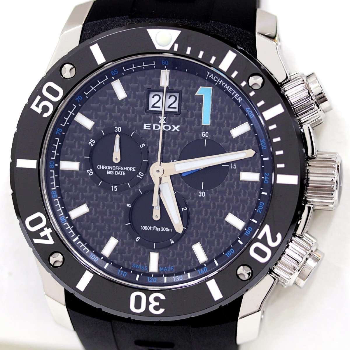  Ed ks Chrono offshore 1 большой Date 10020-3-NBU наручные часы хронограф кварц мужской 