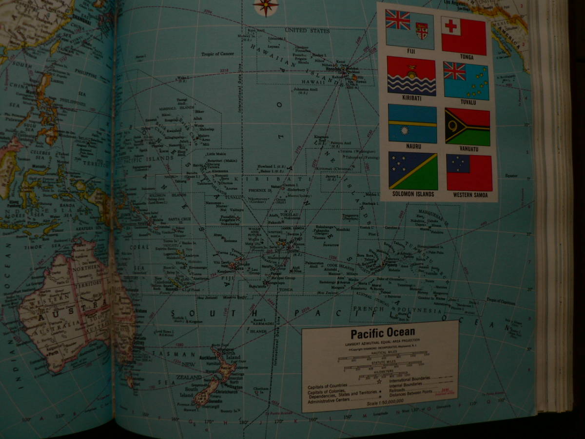 送料最安 750円 B4版01：完全英語版世界地図　THE HAMMOND UNIVERSAL WORLD ATLAS