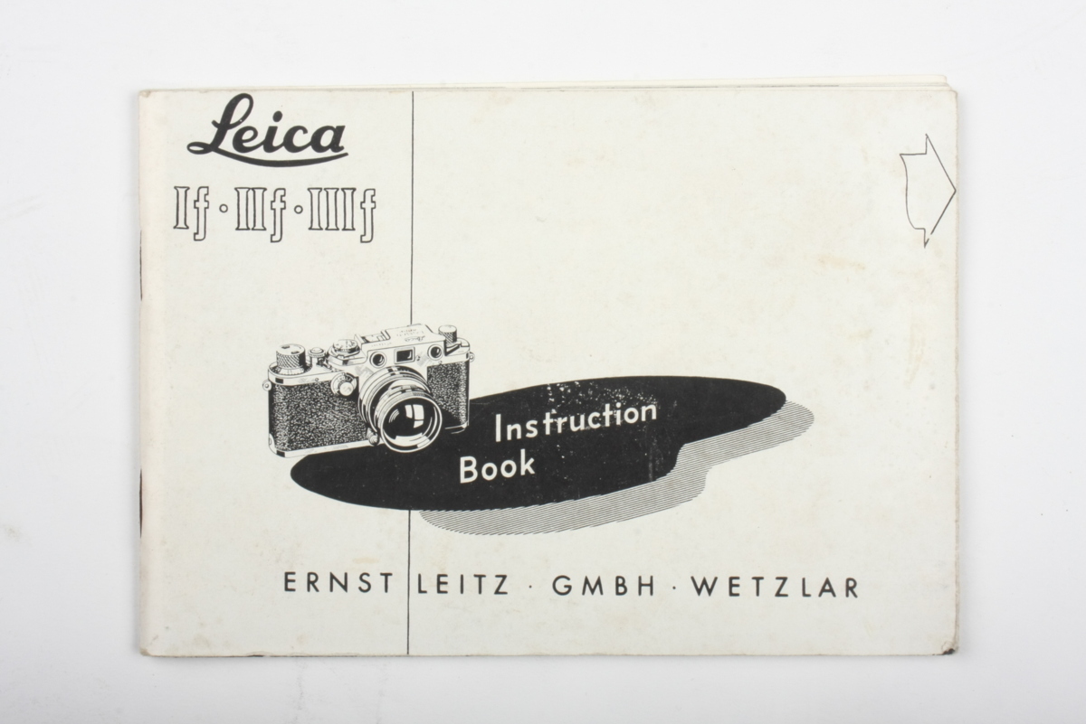 ※ 当時物 Leica ライカ instruction book 説明書 Leica If IIf IIIf 1f 2f 3f List Photo No.8385 Printed in Germany 4648