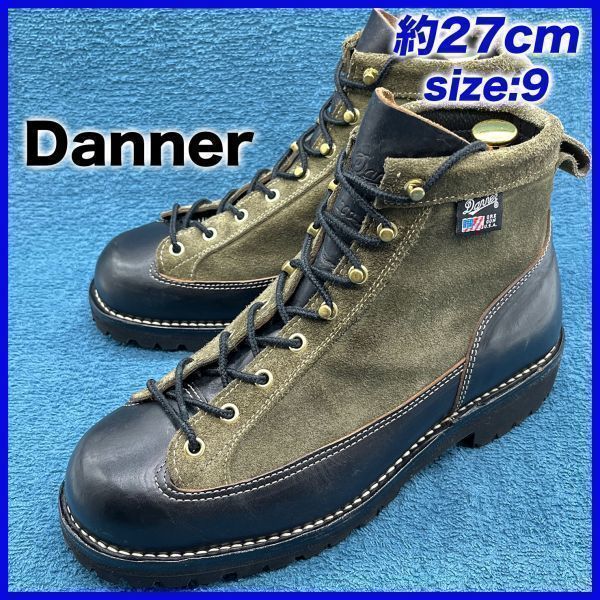 一番人気物 美品 即決☆Danner D4209☆27cm コンビ スエード