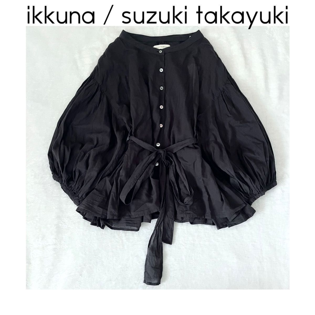 ikkuna suzuki takayuki puff-sleeve blouse パフスリーブブラウス