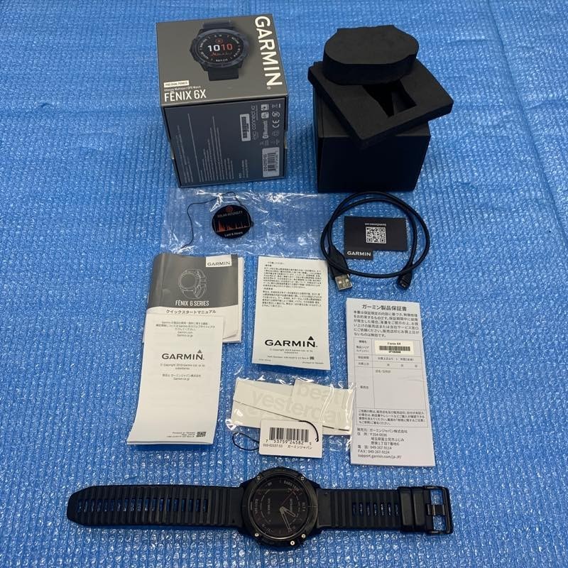 ◇美品◇ Garmin ガーミン fenix 6x pro dual power キャンプ