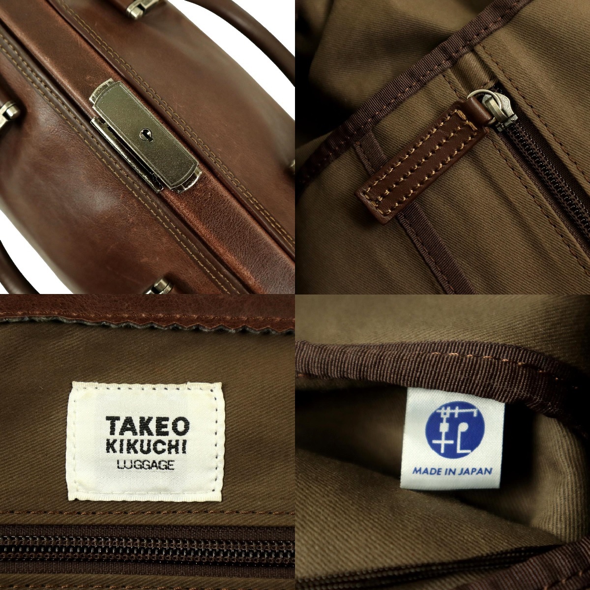 [B2393][ прекрасный товар ][ с ключом ][ все кожа ]TAKEO KIKUCHI Takeo Kikuchi 2WAY сумка сумка "Boston bag" сумка на плечо 