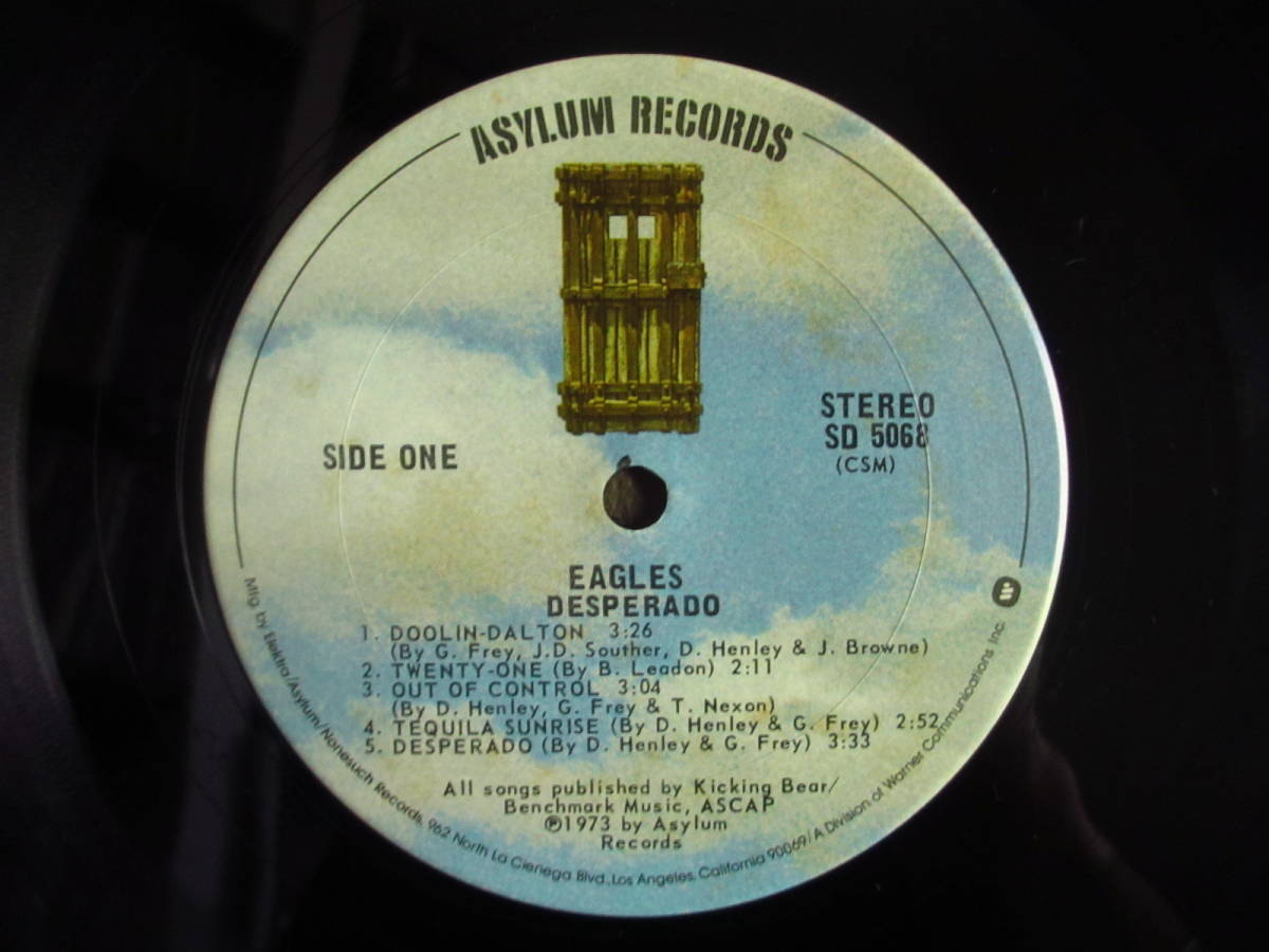 US record / Eagles / Eagle s/ Desperado / Asylum Records / SD 5068 / masterpiece Desperado ( if . person ) compilation 