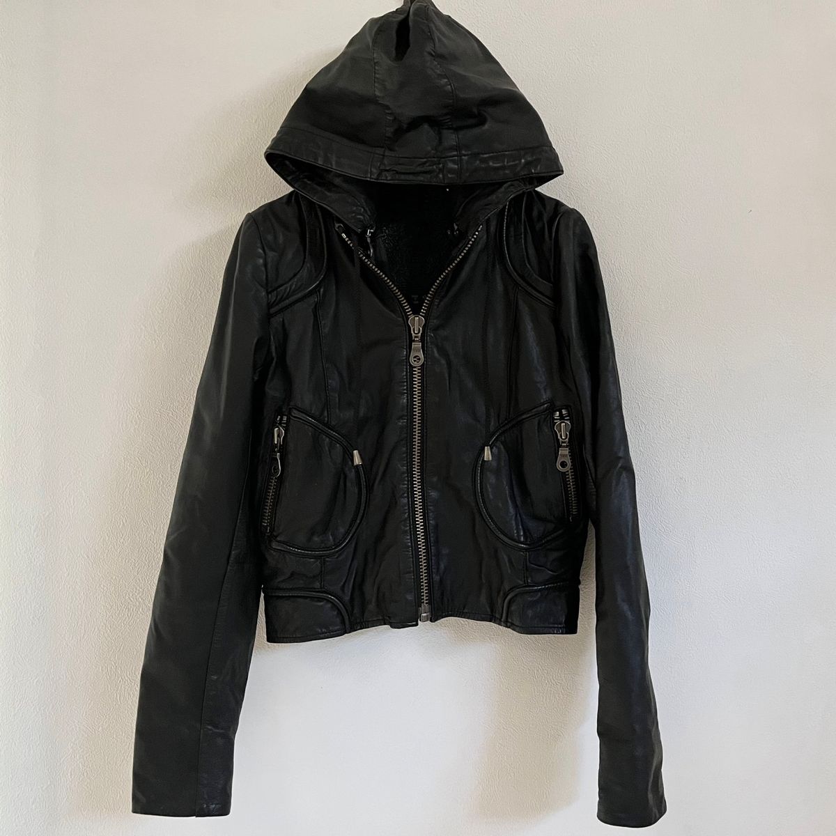 Joseph 2way羊革レザージャケット レディース ライダース Joseph 2way羊革レザージャケット レディース ライダース