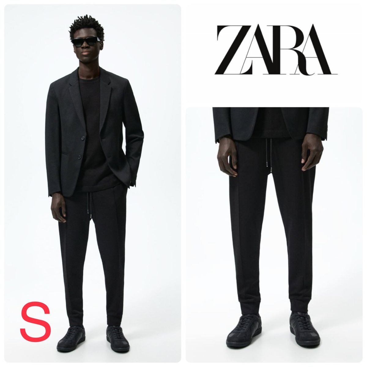 ZARA MAN ザラ シームディテール ジョガーパンツ メンズ S ZARA MAN ザラ シームディテール ジョガーパンツ メンズ S