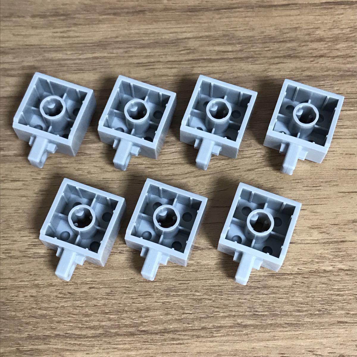 LEGO レゴ ブロック 2×2 段階固定ヒンジ / グレー 灰色_画像2