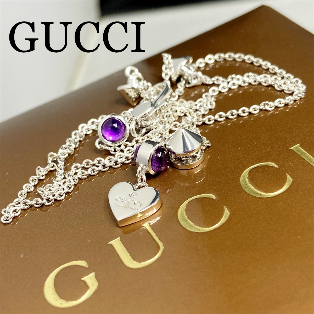 お買い物 【匿名配送】GUCCIグッチ ネックレス ❤︎ - アクセサリー