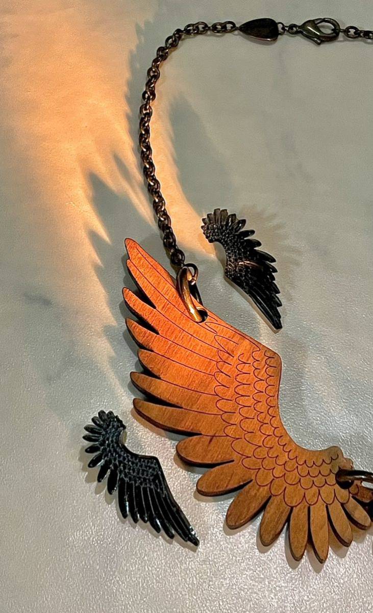  beautiful goods ta tea ti Vine Tatty Devine Pegasus feather wing necklace earrings present h.p.france h.p.deco lock n roll 