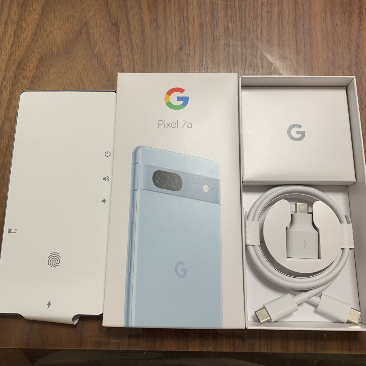 日本最大の 本体 128gb 7a Pixel Google 8gb ブルー 新品未使用 白ロム