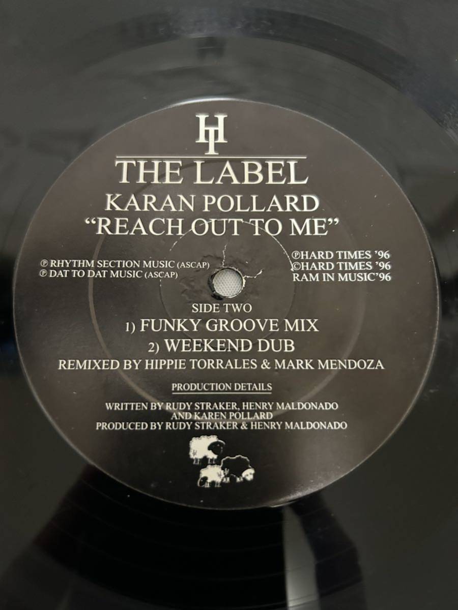 ◎M359◎LP レコード THE LABEL UK盤 2枚まとめて/Karan Pollard/Reach Out To Me/SOUND DESIGN/BACK FROM THE DEAD E.P_画像6