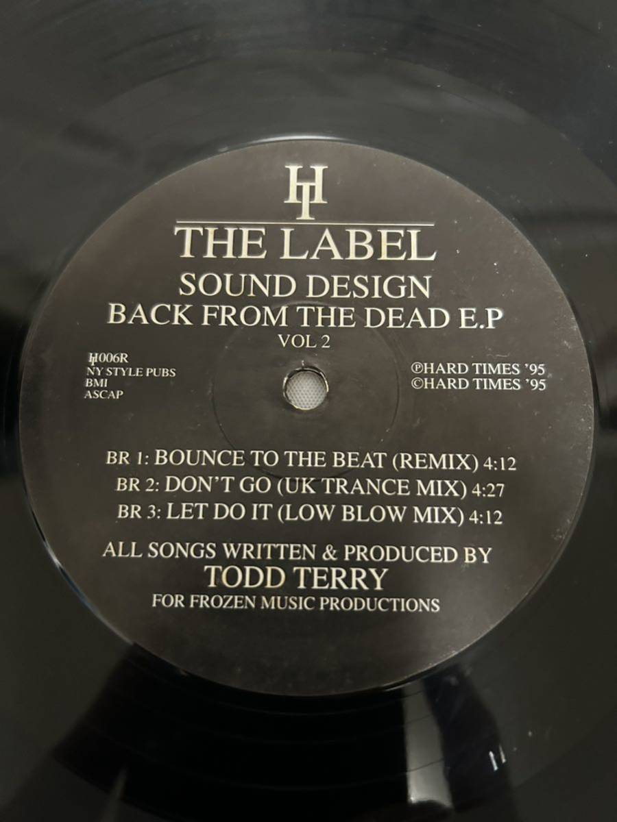 ◎M359◎LP レコード THE LABEL UK盤 2枚まとめて/Karan Pollard/Reach Out To Me/SOUND DESIGN/BACK FROM THE DEAD E.P_画像10