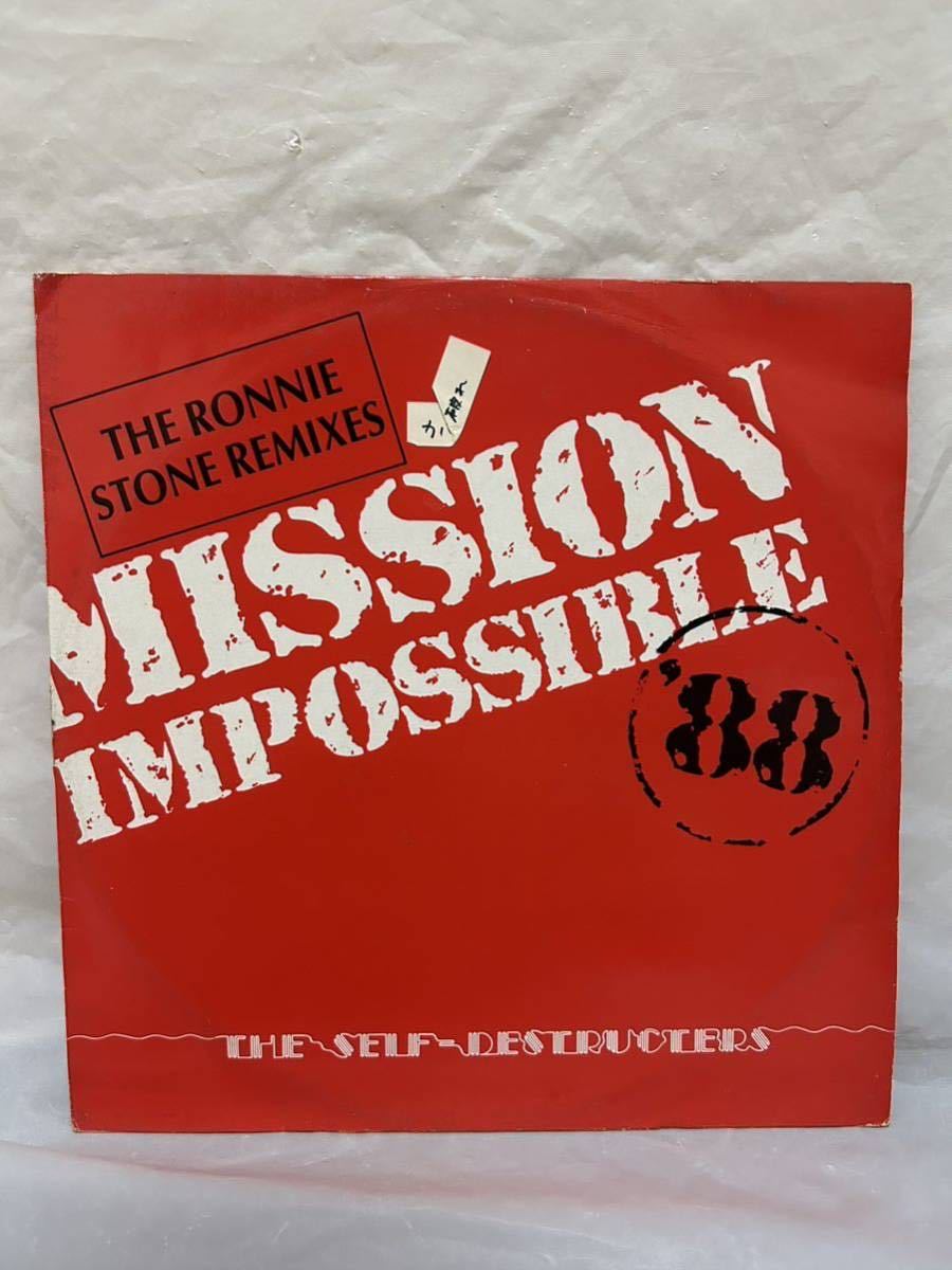 ◎M367◎LP レコード The Self-Destructers/Mission Impossible '88 ミッション インポッシブル '88/12 TALKX 3/UK盤_画像1
