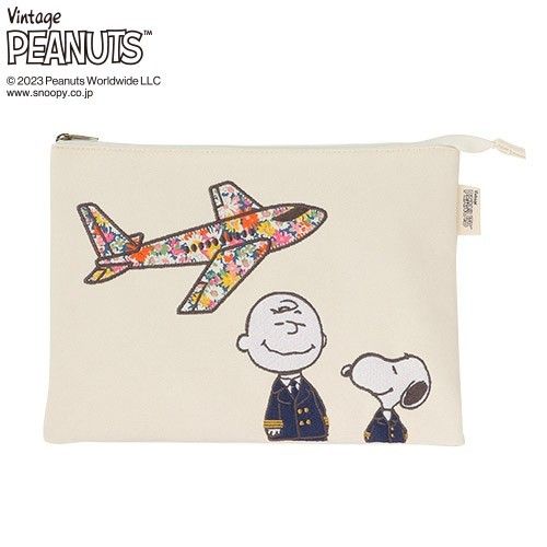 ANA機内販売 限定 <ピーナッツ>オリジナルトートバッグ&ポーチ ANA機内販売 限定 <ピーナッツ>オリジナルトートバッグ&ポーチ