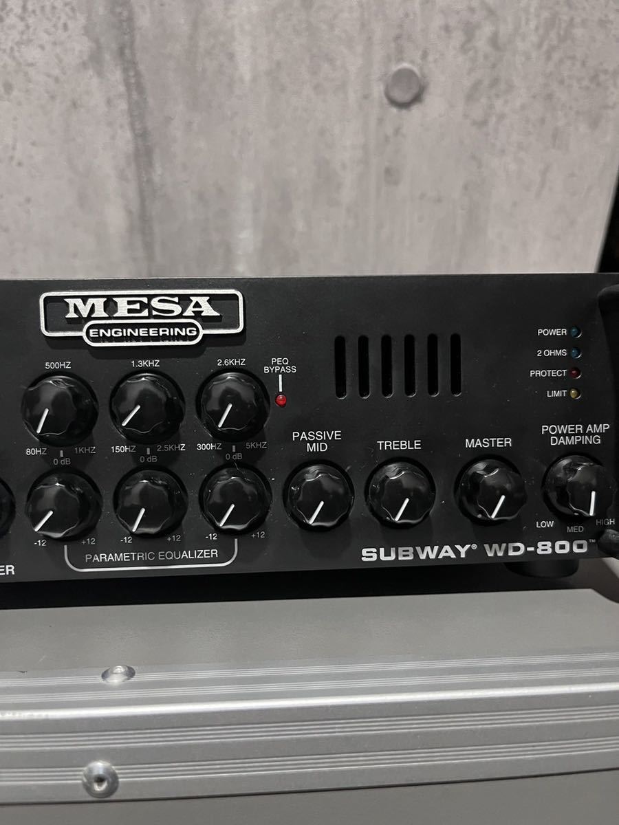 MESA Boodie subway WD-800ベースヘッドアンプ_画像3