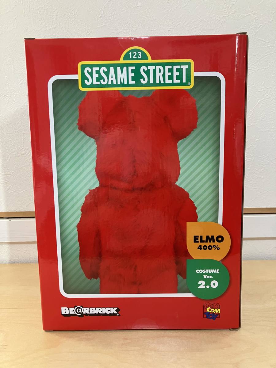 新品 正規品 ベアブリック BE@RBRICK ELMO Costume Ver.2.0 400％ エルモ セサミストリート Sesame Street MEDICOM TOY メディコムトイ_画像2