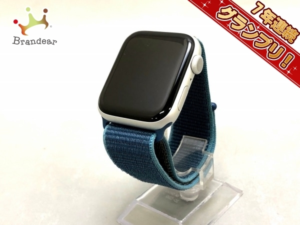 アップル 腕時計 Apple Watch Series5 GPS 44mm MWT32J/A ジャンク ロック未解除 サーフブルースポーツループ ★