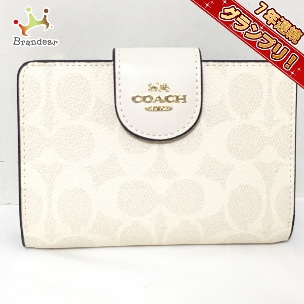 コーチ COACH 2つ折り財布 C0082 ミディアム コーナー ジップ