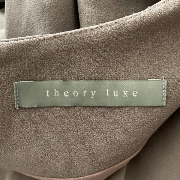 セオリーリュクス theory luxe サイズ38 M - グレーベージュ レディース 半袖/ロング ワンピース_画像3