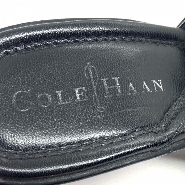 コールハーン COLE HAAN ミュール 6 B - エナメル（レザー） 黒 レディース ウェッジソール 靴の画像5