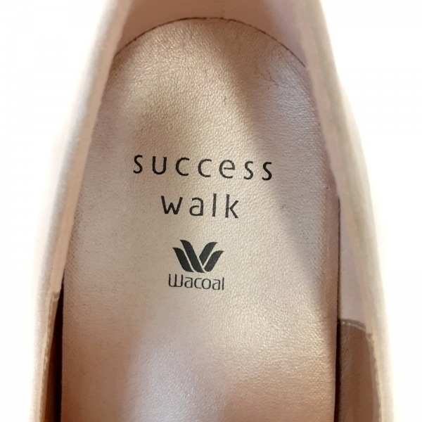 サクセスウォーク(ワコール) SUCCESS WALK(Wacoal ) パンプス 23 EE - スエード ライトグレー レディース 靴_画像5