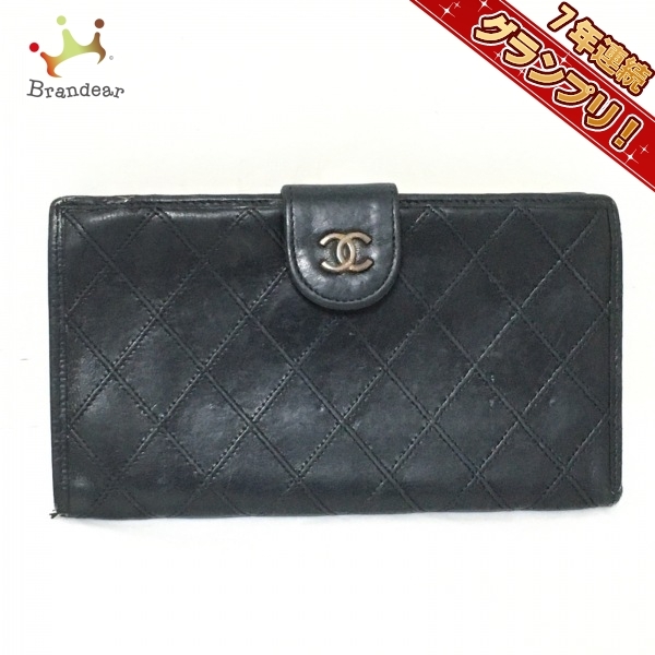 新作人気モデル CHANEL シャネル 長財布 財布 3番台 ゴールド金具/がま口 黒 レザー ビコローレ 女性用財布 新作人気モデル CHANEL シャネル 長財布 財布 3番台 ゴールド金具/がま口 黒 レザー ビコローレ 女性用財布