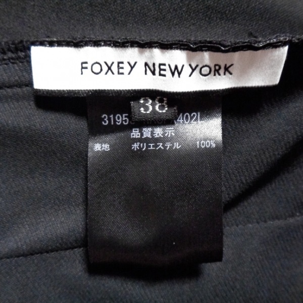 フォクシーニューヨーク FOXEY NEW YORK スカート サイズ38 M - 黒 レディース ひざ丈 美品 ボトムス_画像4