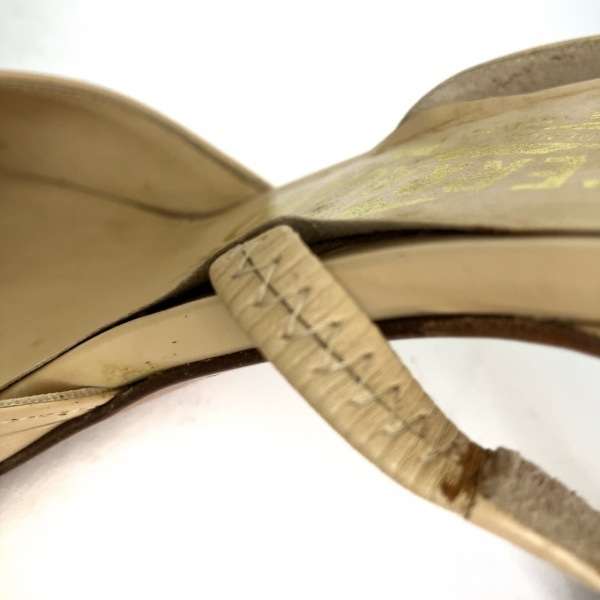 サルバトーレフェラガモ SalvatoreFerragamo サンダル 6 1/2 C - レザー ベージュ レディース 靴の画像7