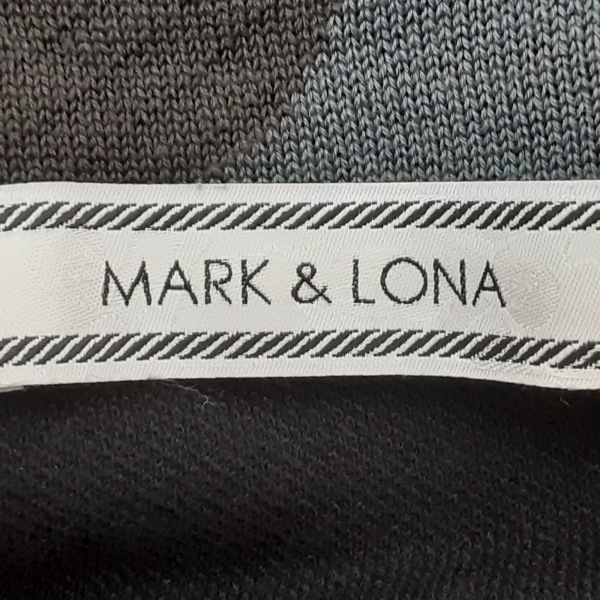 マークアンドロナ MARK&LONA 半袖ポロシャツ サイズS - 黒 レディース スカル 美品 トップス_画像3