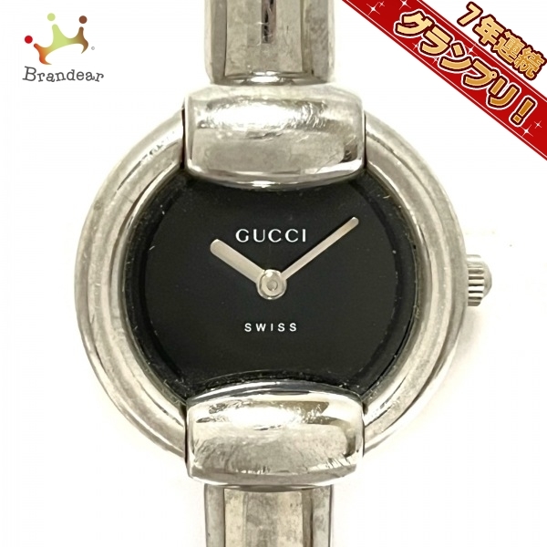 メーカー公式ショップ】 GUCCI(グッチ) 腕時計 - 1400L レディース 黒