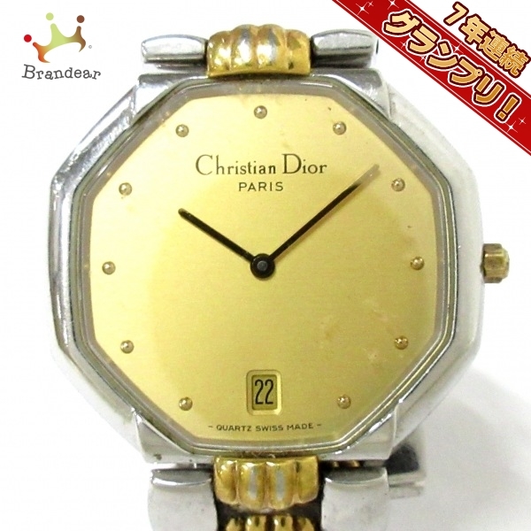 DIOR/ChristianDior(ディオール) 腕時計 - D45-204 レディース ゴールド