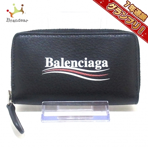 お得な情報満載 バレンシアガ BALENCIAGA 美品 ラウンドファスナー 黒