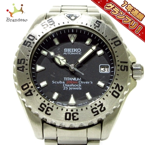 低価格 SEIKO(セイコー) 腕時計 SCVF001/4S15-7000 メンズ チタン/不動 黒 その他