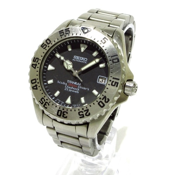 SEIKO(セイコー) 腕時計 SCVF001/4S15-7000 メンズ チタン/不動 黒_画像2