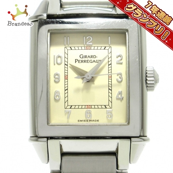 Girard-Perregaux(ジラールペルゴ) 腕時計 ヴィンテージ1945 25900 レディース SS アイボリー