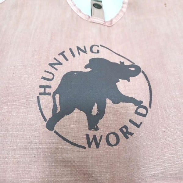 ハンティングワールド HUNTING WORLD ハンドバッグ - コットン ライトピンク×ダークブラウン バッグ_画像8