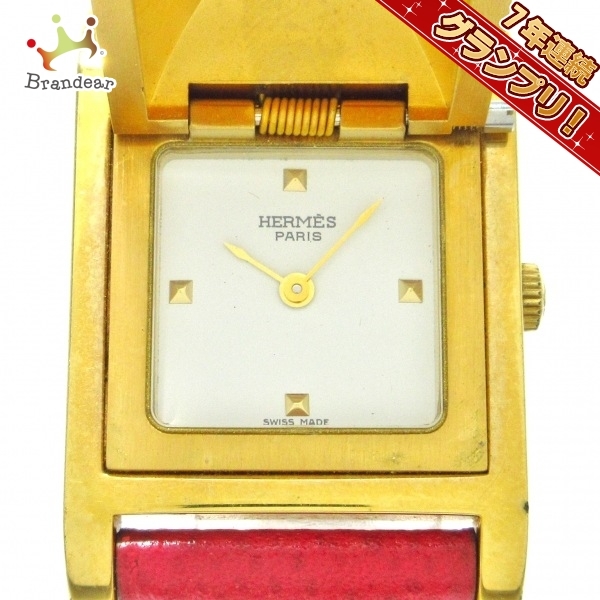 ランキング上位のプレゼント HERMES(エルメス) 腕時計 白 レディース