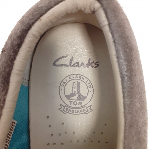 クラークス Clarks シューズ - スエード ダークグレー メンズ 靴_画像5