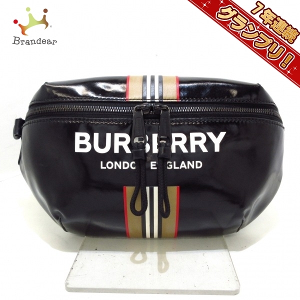 愛用 8030018 ウエストポーチ ENGLAND LONDON BURBERRY バーバリー