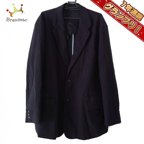 お買得】 - サイズLL Papas パパス 黒 ジャケット 長袖/秋/冬 メンズ