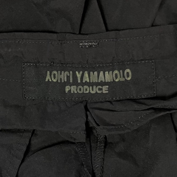 ヨウジヤマモト yohjiyamamoto パンツ サイズF - 黒 メンズ フルレングス/PRODUCE ボトムス_画像3