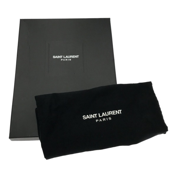 サンローランパリ SAINT LAURENT PARIS クラッチバッグ 397295 レザー×グリッター 黒×ピンク×マルチ バッグ_画像9