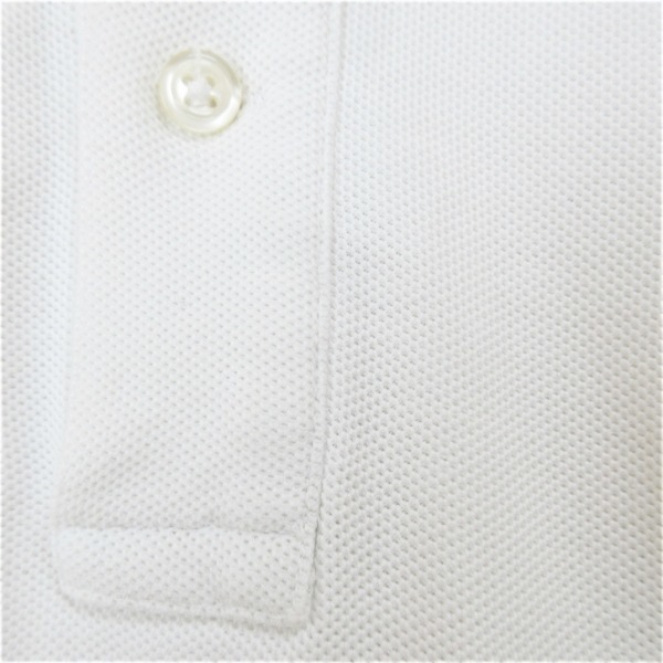 イヴサンローラン YvesSaintLaurent 半袖ポロシャツ サイズM 白 メンズ トップス_画像6