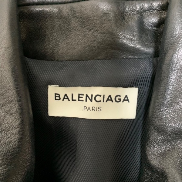 バレンシアガ BALENCIAGA ライダースジャケット サイズ36 S - 黒