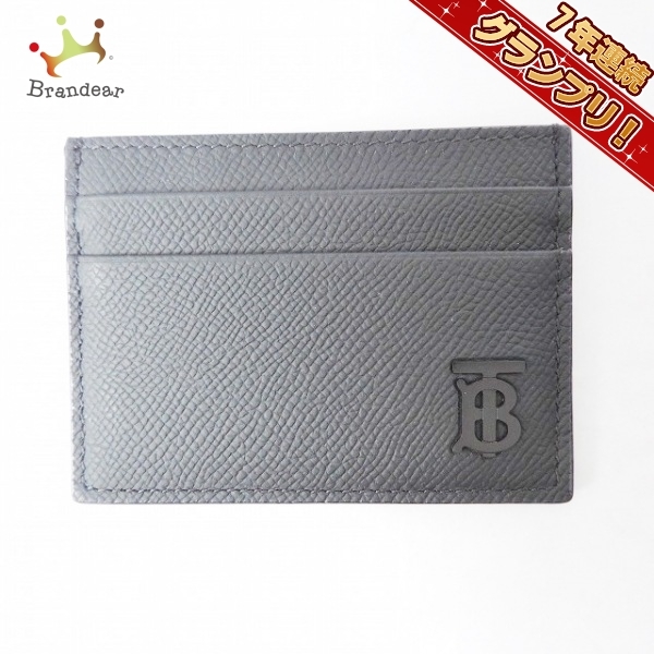 バーバリー Burberry カードケース - レザー 黒 美品 財布