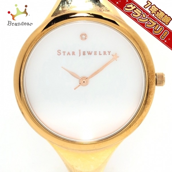 独特な 【送料無料】 JEWELRY STAR スタージュエリー 中古 腕時計 稼働