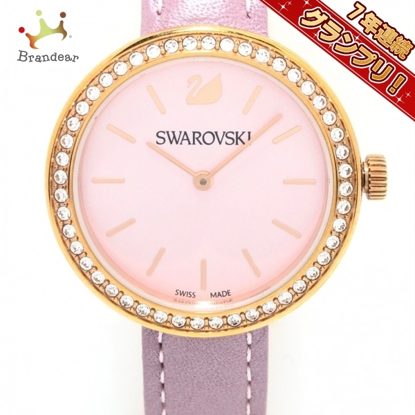 500円引きクーポン】 SWAROVSKI(スワロフスキー) 腕時計 ピンク