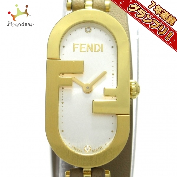 完成品 バーティカル オーロック 腕時計□美品 FENDI(フェンディ