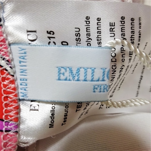 エミリオプッチ EMILIO PUCCI ワンピース水着 サイズ42 M - 白×ピンク
